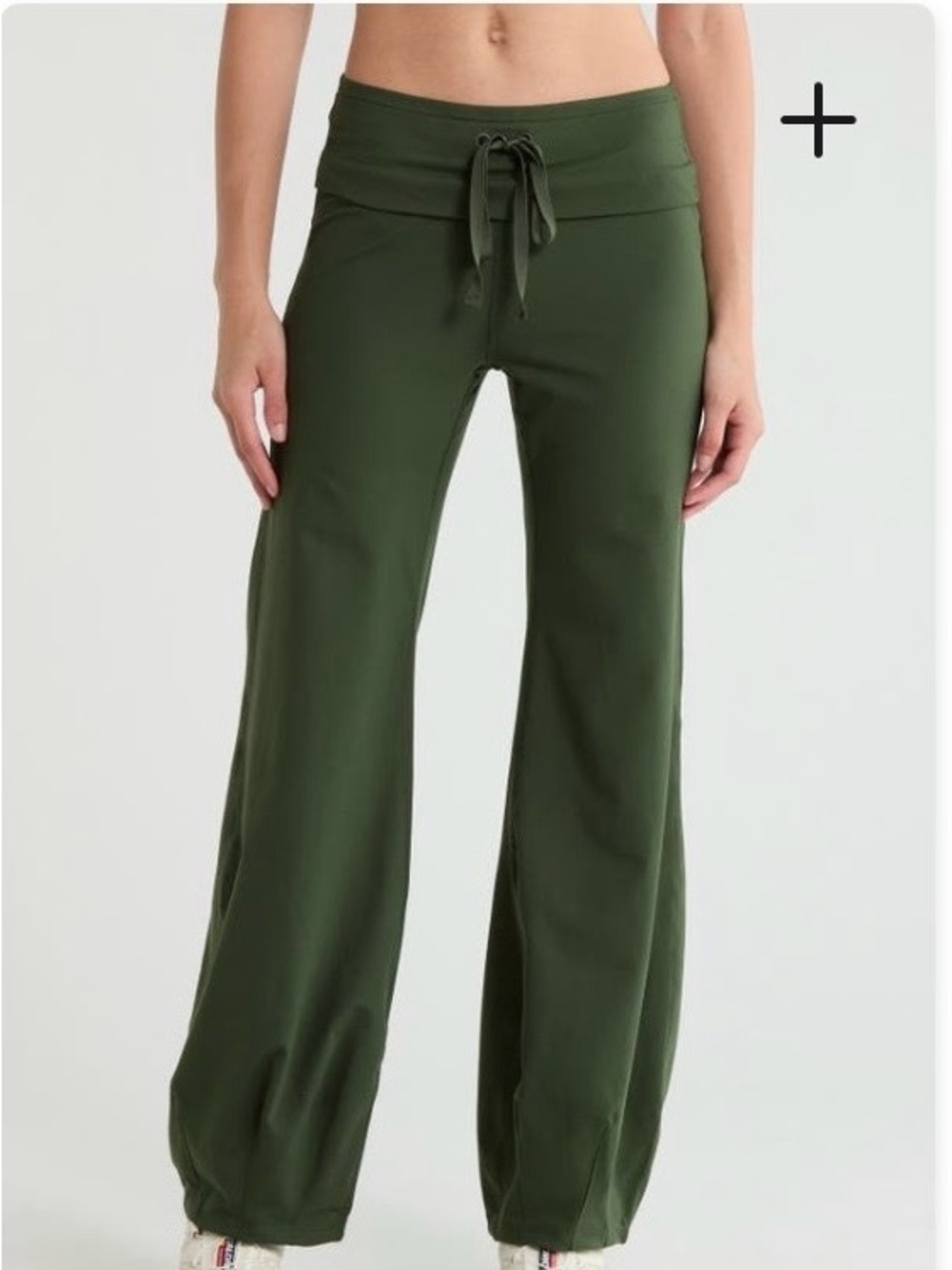 Free People .Free movement. Quick step, drawstring, flare, pant size medium.